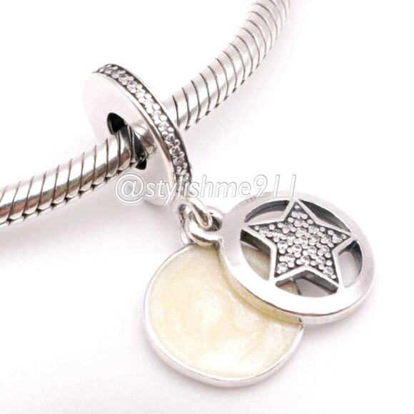 Authentic PANDORA Friendship Star Dangle - 792148EN23 - Picture 3 of 10